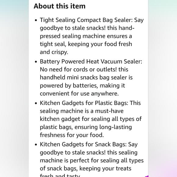 Mini bag sealer - Picture 10 of 15